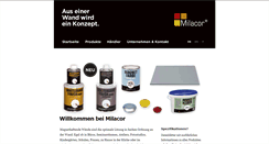 Desktop Screenshot of milacor.de
